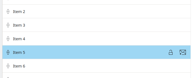 SwipeListItem na urządzeniach biurkowych