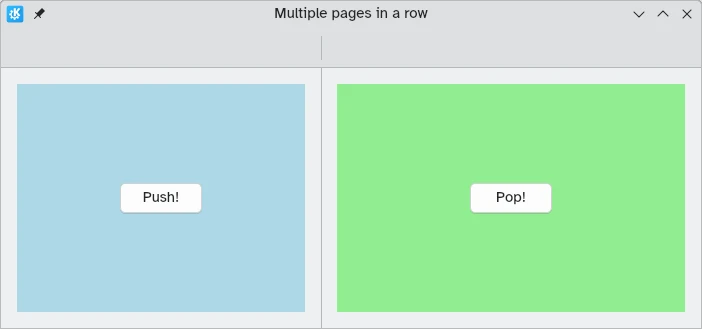 Avec un clic sur « Appuyez ! », une deuxième page avec une couleur verte claire apparait